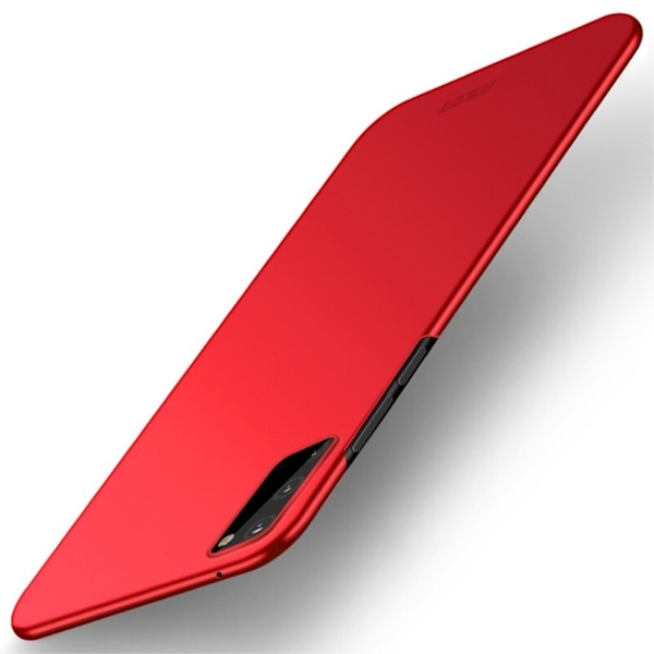 MOFI Samsung Galaxy S20 slim shield kotelot - Punainen Red