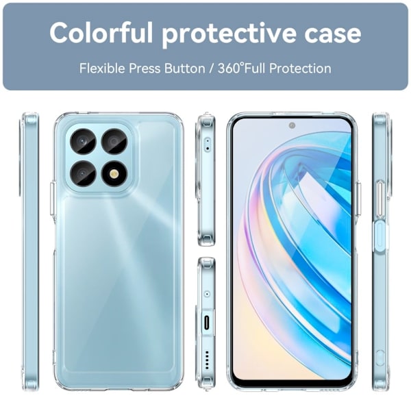 Honor X8a smart akryl cover - Transparent Transparent
