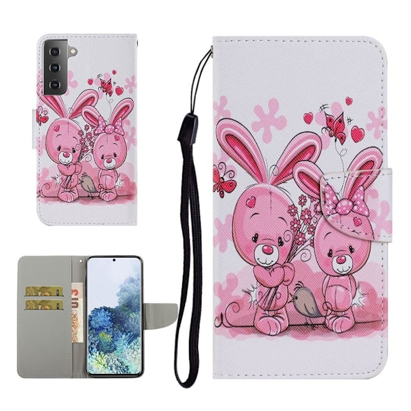 Wonderland Samsung Galaxy S21 Plus 5G fodral -Rosa Rosa