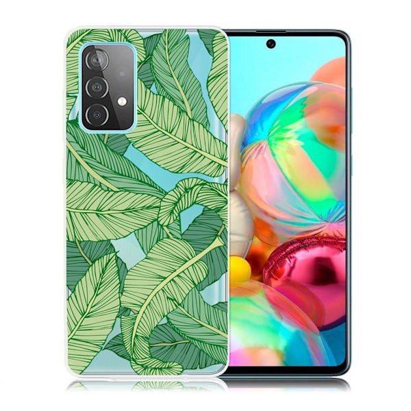 Deco Samsung Galaxy A72 5G Etui - Blad Green