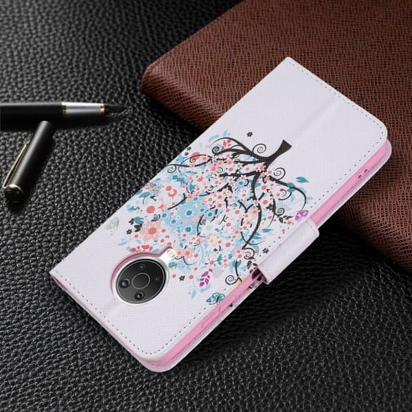 Wonderland Nokia G20 Flippetui - Blomstret Tre Multicolor