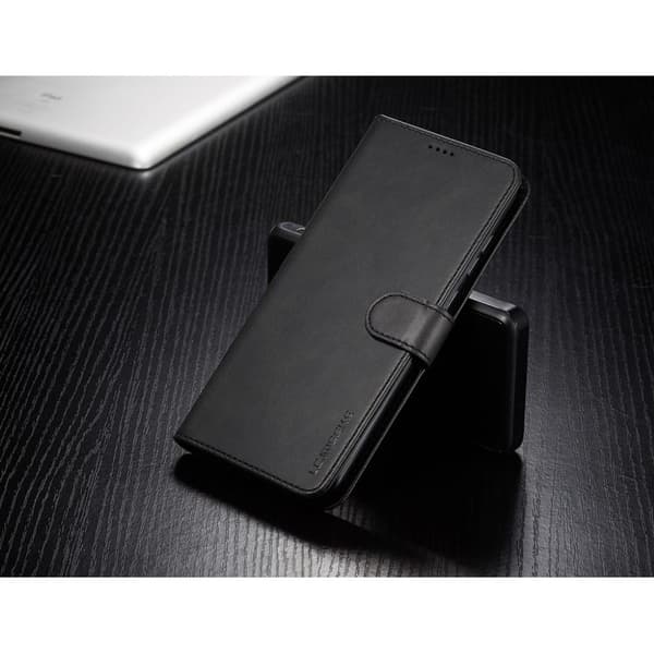 LC.IMEEKE Samsung Galaxy A11 / M11 Flip kotelot - Musta Black