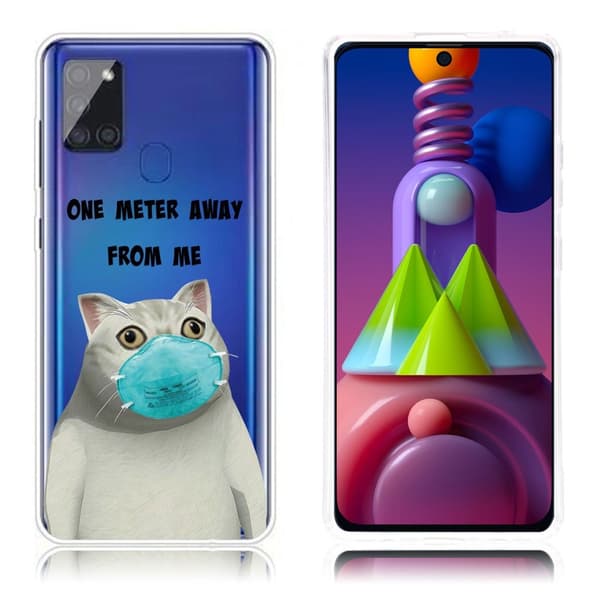 Deco Samsung Galaxy M51 cover - Hvid White