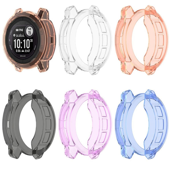 Garmin Instinct 2 transparent skydd - Blå Blå