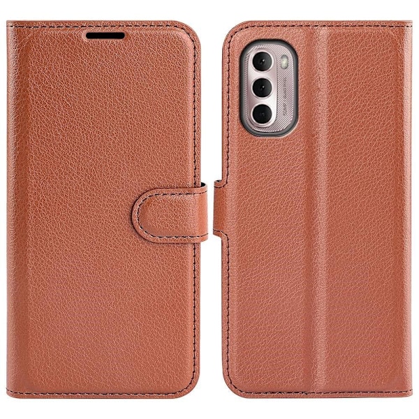 Klassisk Motorola Moto G Stylus (2022) flip etui - Brun Brown