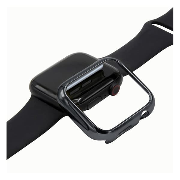 Apple Watch Series 4 44mm galvanisering Ramme etui - Sort Black