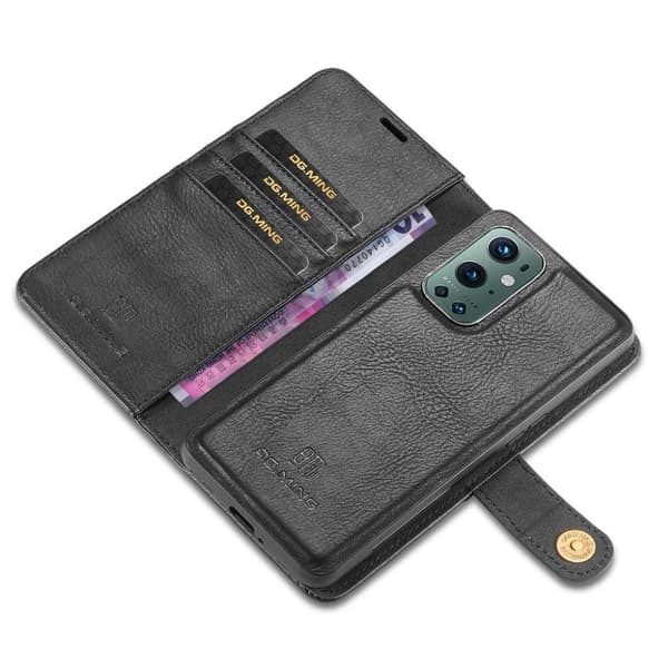 DG.Ming Oneplus 9 Pro 2-in-1 Pung Etui - Sort Black