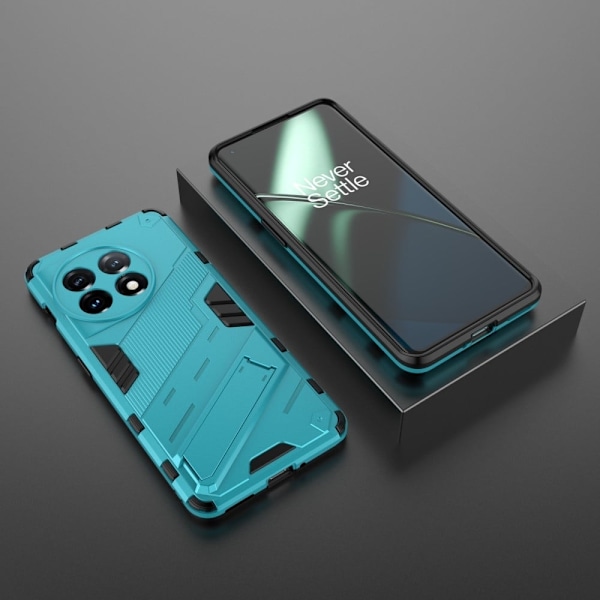 Stødsikker Hybrid Cover med A Moderne Touch til OnePlus 11 - Babyblå Blue