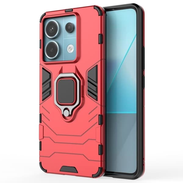 Støtsikkert Xiaomi Redmi Note 13 Pro 5G  Panther-telefonetui - Rød Red