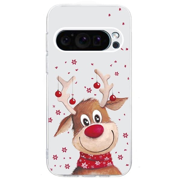 Vibe Google Pixel 9 / Google Pixel 9 Pro skal - Hjort Röd