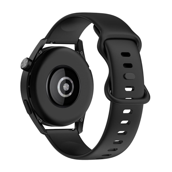 Enkel silikone-urrem til Huawei Watch - Sort Black