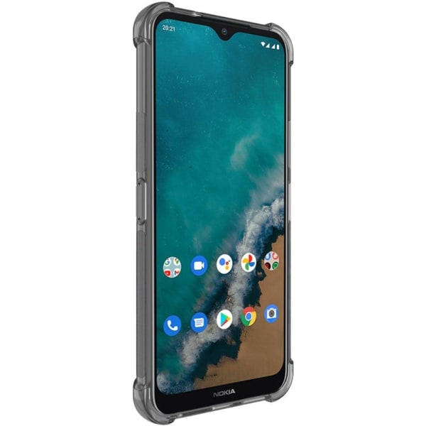 IMAK Airbagskydd för Nokia G50 - Genomskinlig Svart Transparent