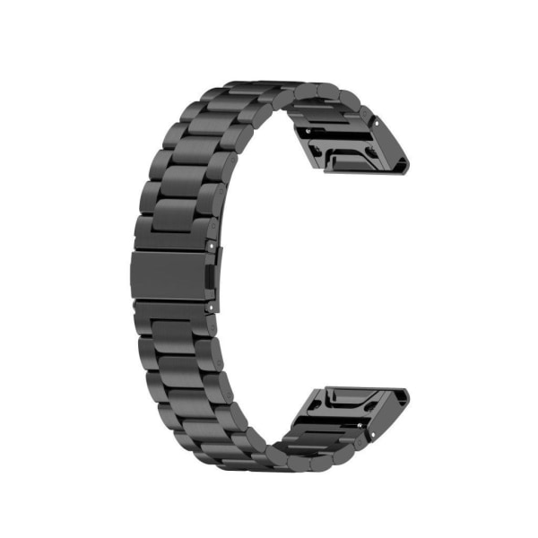 Garmin Fenix 6X / 5X / 3 stainless steel watch band - Black Black