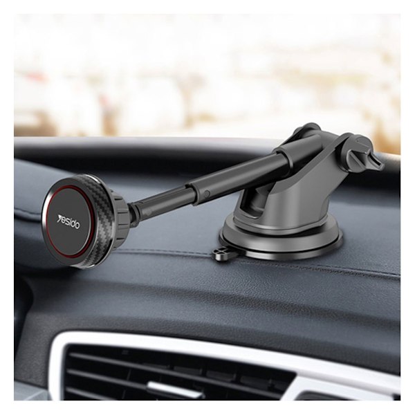 YESIDO C67 Universalholder for bilmontering - Svart Black
