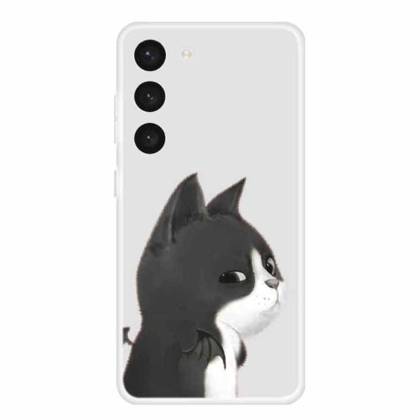 Deco Samsung Galaxy S23 Plus Etui - Kat White