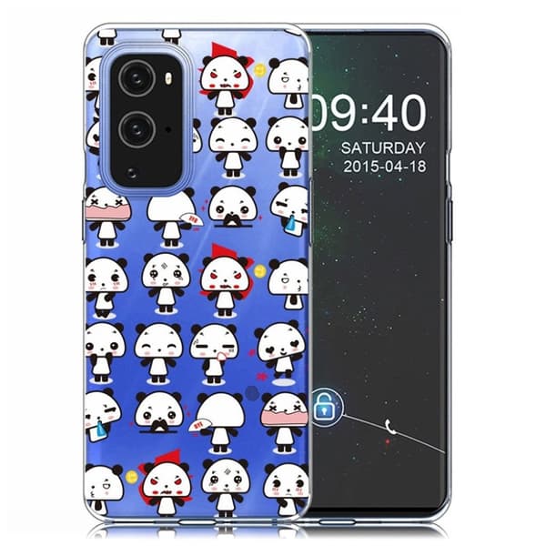 Deco OnePlus 9 Pro skal - Söta Pandor Vit