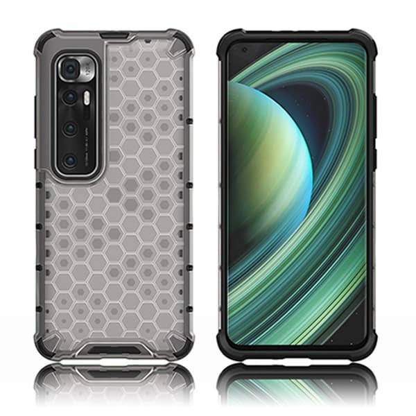 Bofink Honeycomb Xiaomi Mi 10 Ultra skal - Silver/Grå Silvergrå