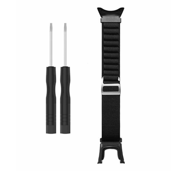Suunto Ambit3 / Ambit3 Peak Loop Nylon Bands Sport Nylon korvaava hihna - Musta Black