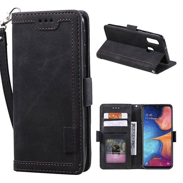 Surburbian Samsung Galaxy A20e flip etui - Sort Black