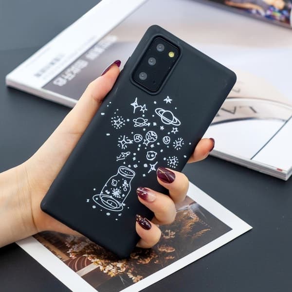 Imagine Samsung Galaxy Note 20 kotelot - Tähti Ja Planeetta White