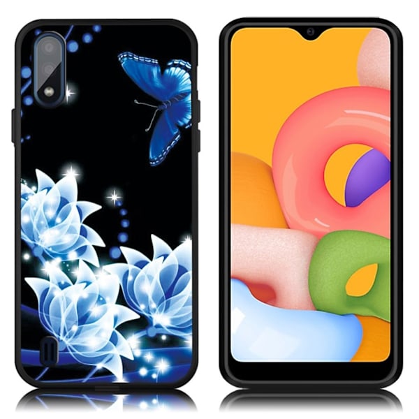 Imagine Samsung Galaxy A01 Cover - Hvid blomst White