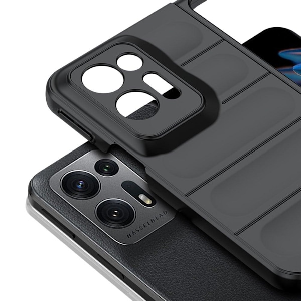Mjukt greppformat Oppo Find N2 skal - Grön Grön