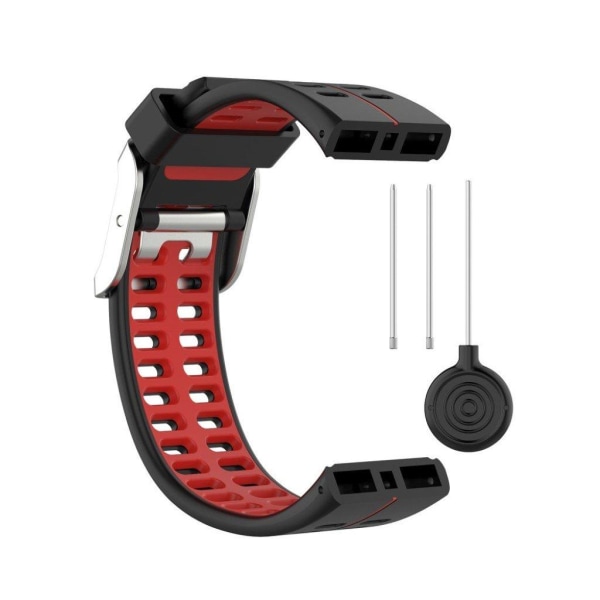 Polar V800 bi-color silicone watch band - Black / Red Red