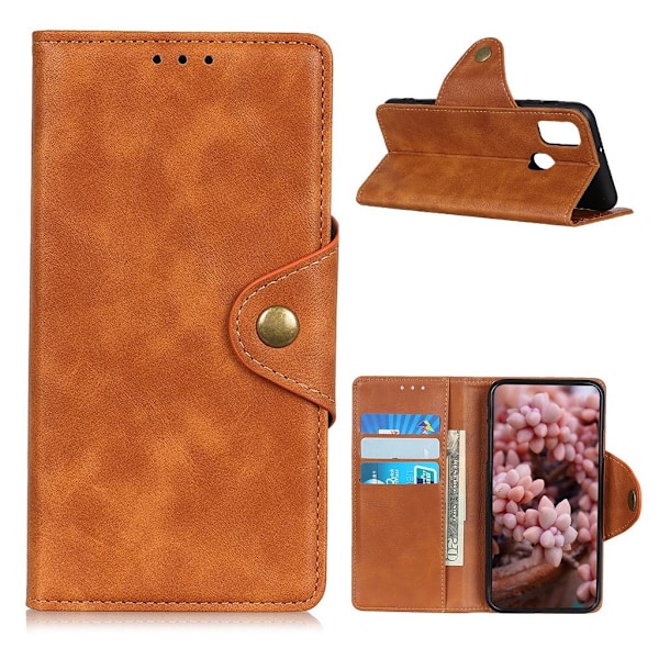 Alpha läder Samsung Galaxy M31 fodral - Orange Orange