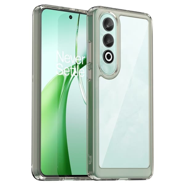 OnePlus Nord CE4 smart telefonskal i akryl - Transparent Grå Transparent
