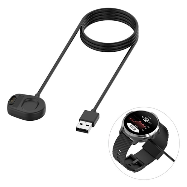 Suunto 7 USB-ladekabel Black