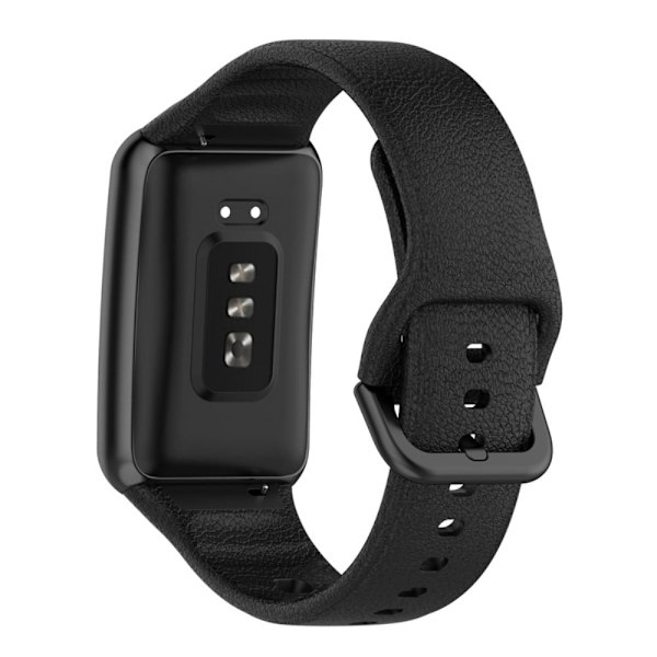 Oppo Watch Free klockarmband i silikon - Svart Svart