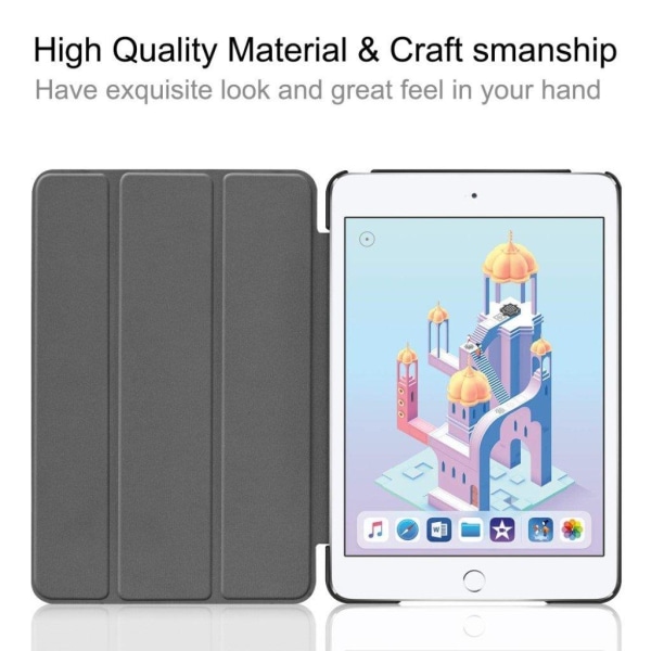 iPad Mini (2019) tri-fold leather case - Do Not Touch Me multifärg