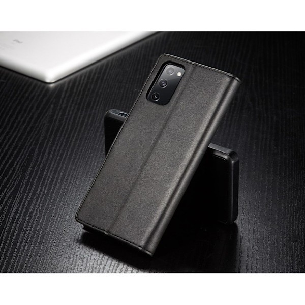 LC.Imeeke läder Samsung Galaxy S20 FE 5G / Samsung Galaxy S20 FE fodral - Svart Svart