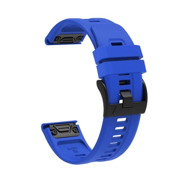 Garmin Fenix 7X silicone watch strap - Sapphire Blue Blå