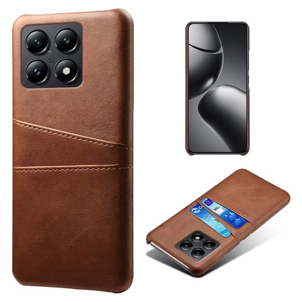 Dual Card Xiaomi 14T cover - Brun Brown