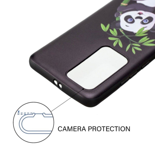 Imagine Huawei P40 Pro cover - Pandamønster Black