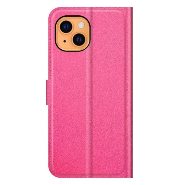 Klassisk iPhone 13 flip etui - Pink Pink