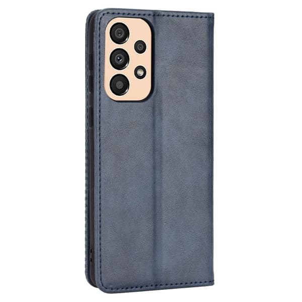Bofink Vintage Samsung Galaxy A23 lærveske - Blå Blue