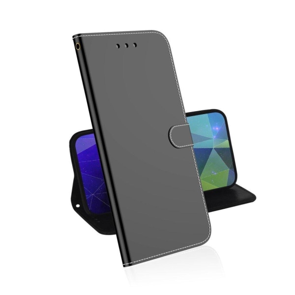 Mirror Samsung Galaxy Note 20 Flip Etui - Sort Black