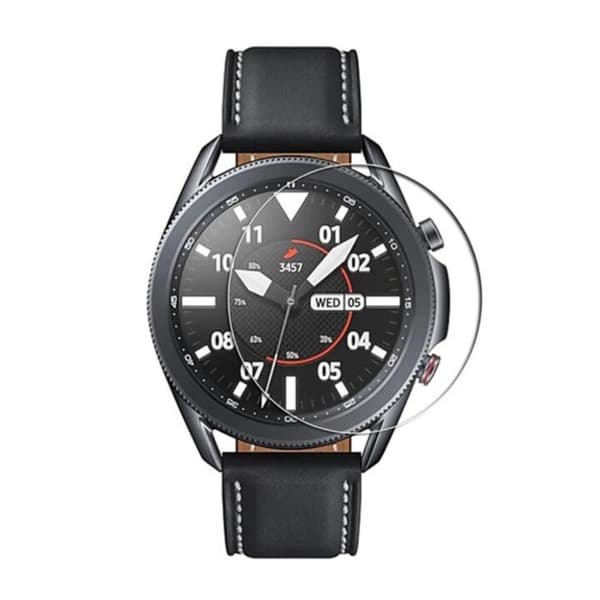 Samsung Galaxy Watch 3 (45mm) arc edge tempered glass screen protector Transparent