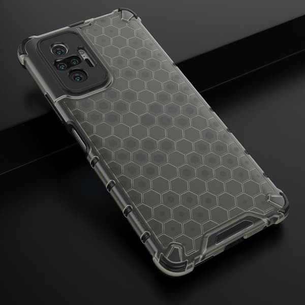 Bofink Honeycomb Xiaomi Redmi Note 10 Pro skal - Svart Svart