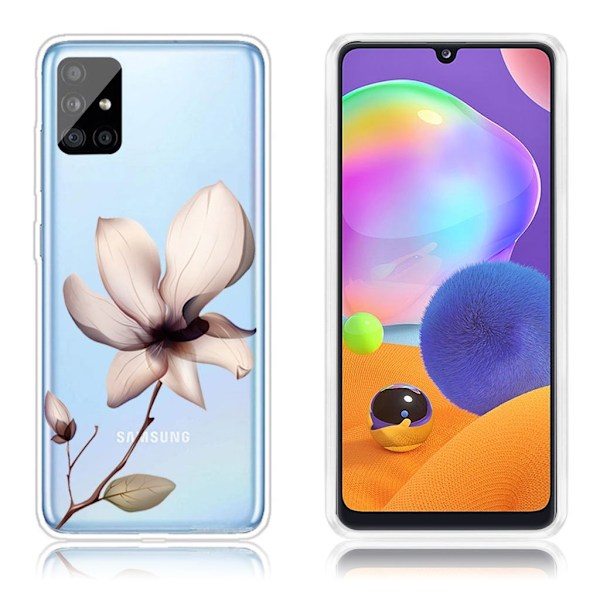Deco Samsung Galaxy A31 deksel - Levende Blomst Multicolor
