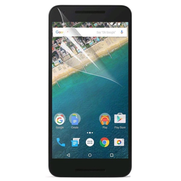 Google Nexus 5X Näytön Suojakalvo. 5 Kpl. Transparent