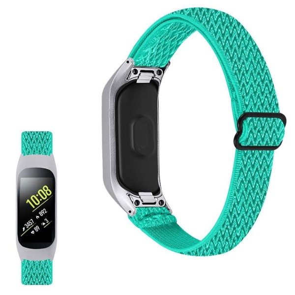 Samsung Galaxy Fit e elastisk nylon loop urrem - Mint Grøn Green