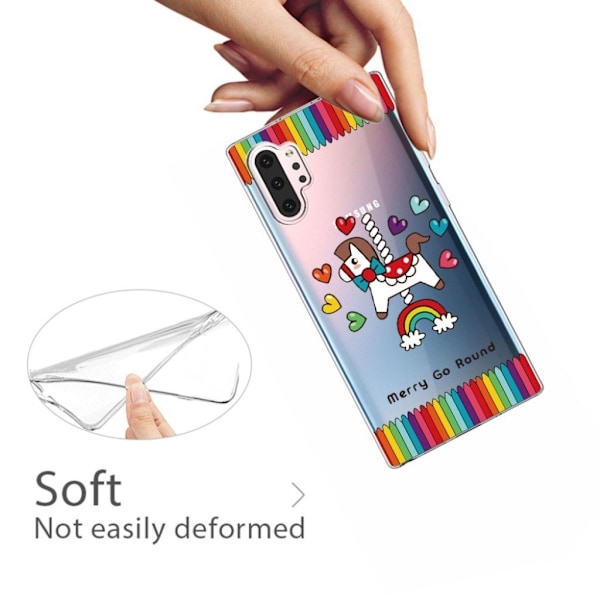 Deco Samsung Galaxy Note 10 Plus skal - Karusell multifärg