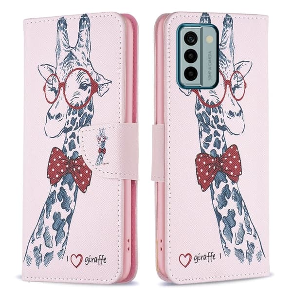 Wonderland Nokia G22 Flippetui - Sjiraff Pink