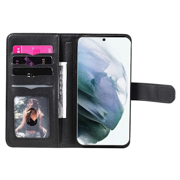 Samsung Galaxy S22 Ultra fodral med 10 fickor - Svart Svart
