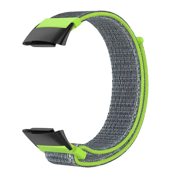 Elastinen nailon ranneke Fitbit Charge 5 - Fluoresoiva Keltainen Yellow