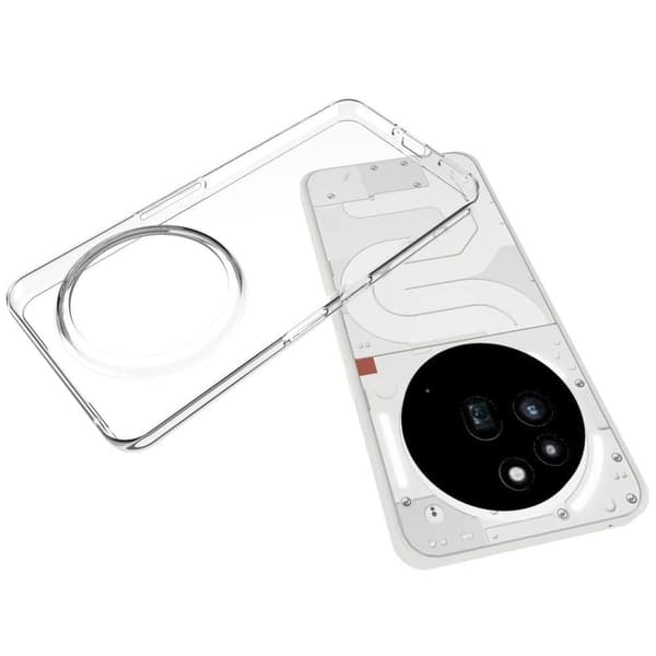 Nothing Phone (3a) Pro Case 2,0 mm fleksibelt, klart telefon cover mod ridser Transparent