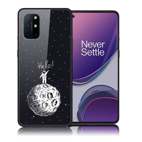 Fantasy OnePlus 8T cover - Spaceman Silver grey